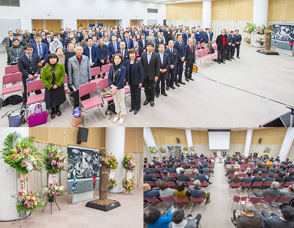 「日本と再生」上映・講演・ズットナー像出発式